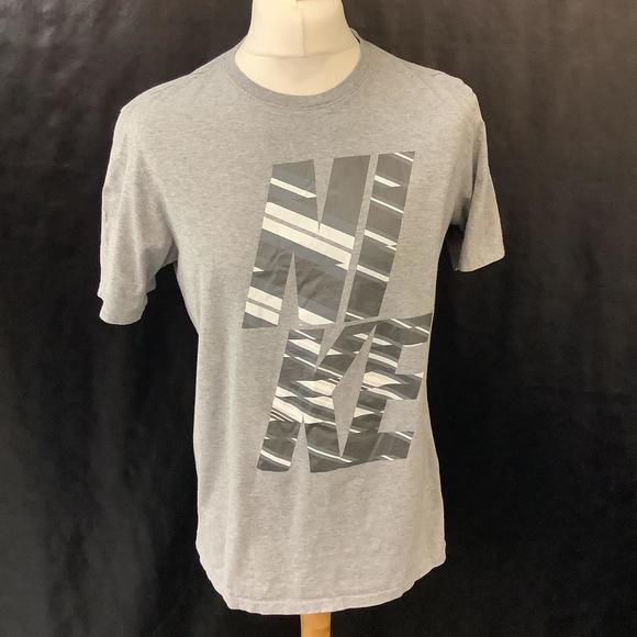 Other - The Nike Tee Crew Neck Tee - Size L - Grey - Athletic Cut - Cotton - P2P 22”